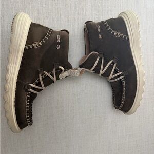 Hey Dude Dark Brown Women’s Boots